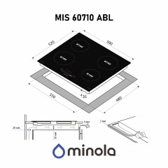 Поверхность индукционная Minola MIS 60710 ABL