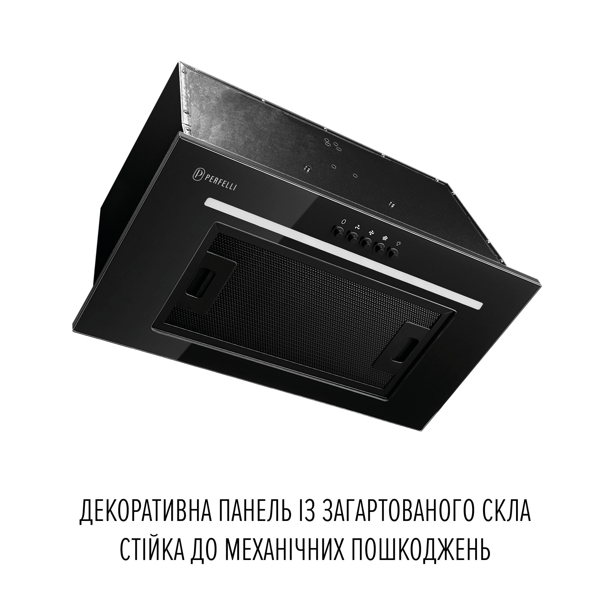 Вытяжка полновстраиваемая PERFELLI LIA 5 NM NERO SILENZIO (Цвет Черный) - фото 2 Вытяжка полновстраиваемая PERFELLI LIA 5 NM NERO SILENZIO - фото 2