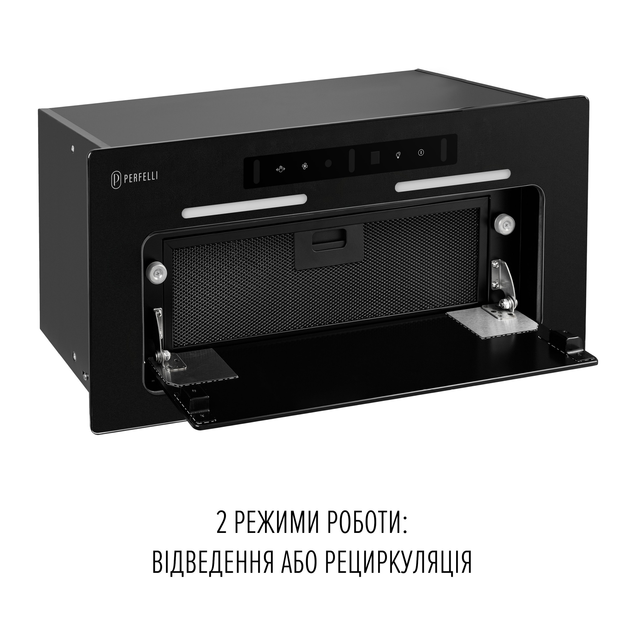 Вытяжка полновстраиваемая PERFELLI NUOVA 6PWRBM NERO - фото 7