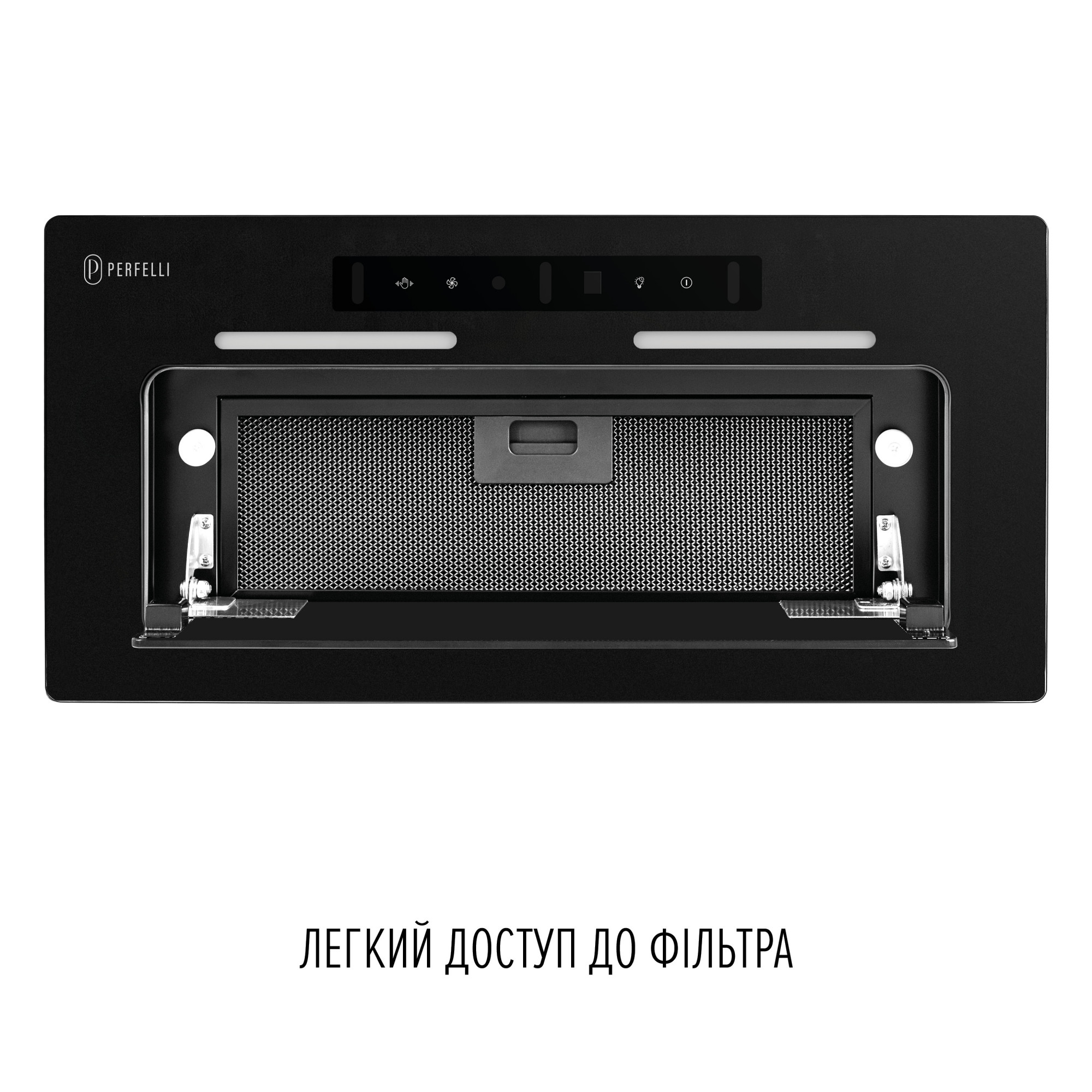 Вытяжка полновстраиваемая PERFELLI NUOVA 6PWRBM NERO - фото 10