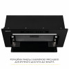 Витяжка повновбудована WEILOR LUMINA WBG 65 BLACK MATTE (Німеччина)- № 2