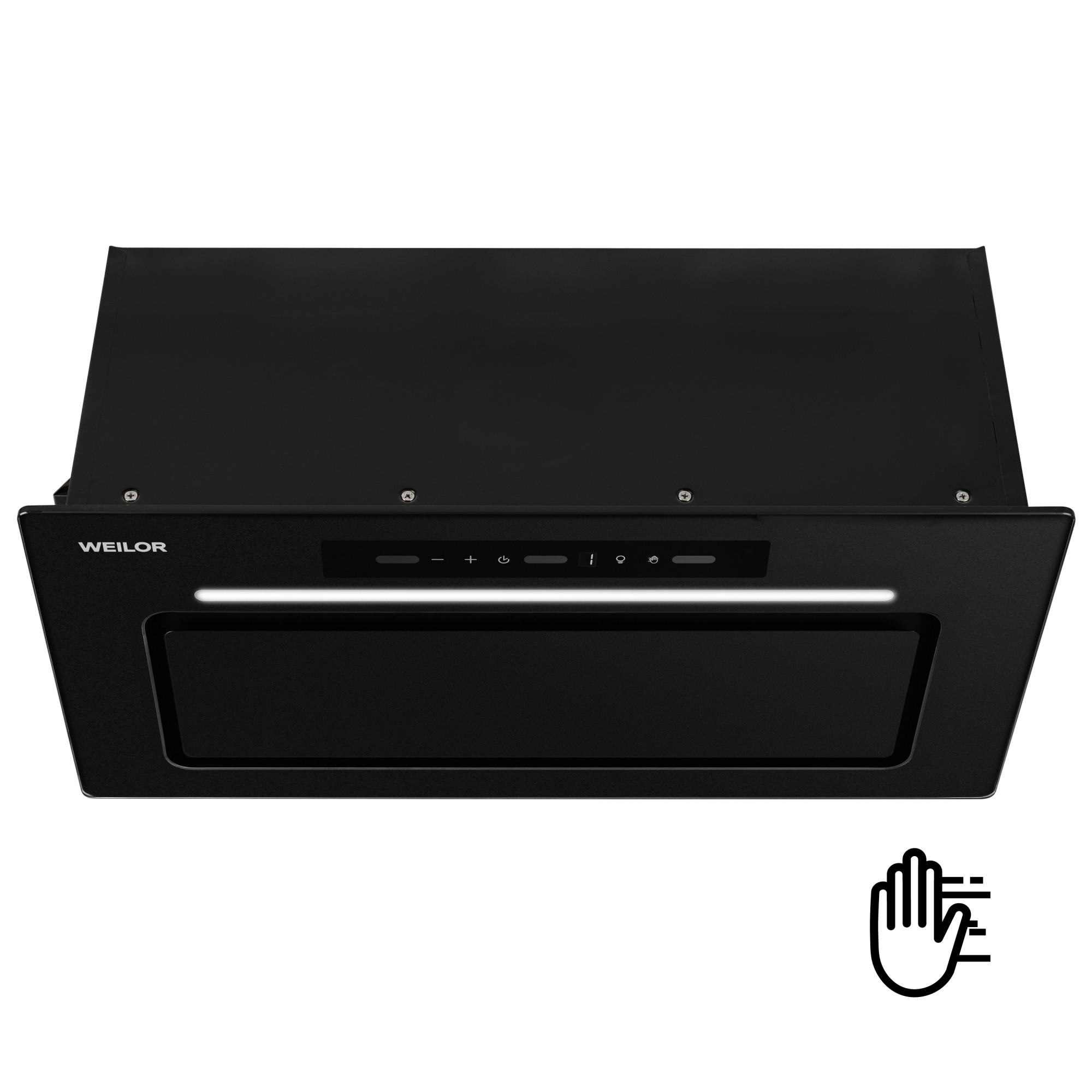Вытяжка полновстраиваемая WEILOR LUMINA WBG 68 BLACK MATTE (Цвет Черный матовый), Атикул 5905538403307 |  купить на AQUILA.UA - фото 1