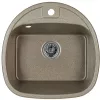 Мойка гранитная кухонная MINOLA MRG 1050-50 Графит (Польша)- № 1