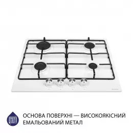 Поверхня газова на металі MINOLA MGM 61404 WH