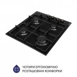 Поверхность газовая на металле MINOLA MGM 615204 BL