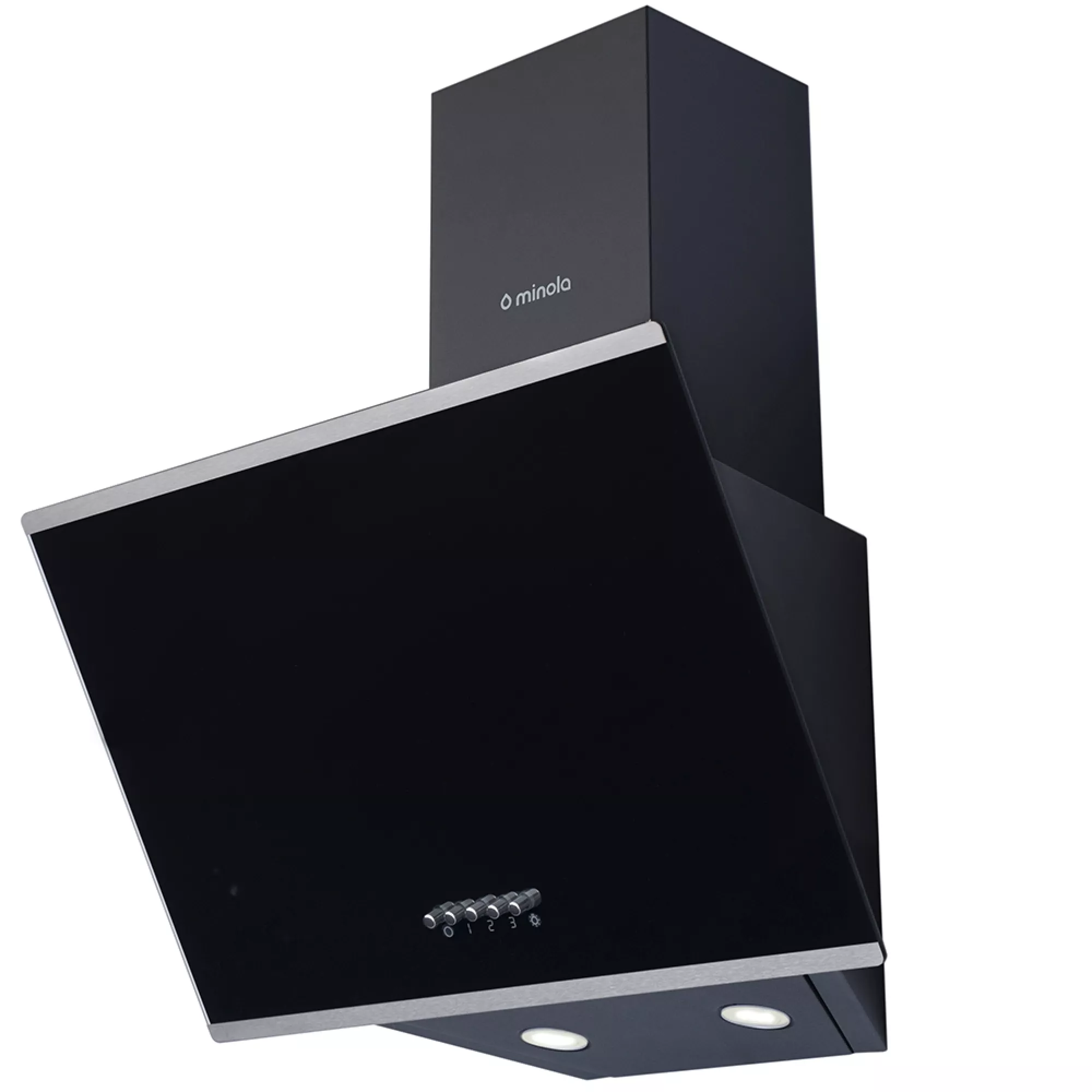Витяжка декоративна похила MINOLA HDN 5202 BL/INOX 700 LED - фото 5