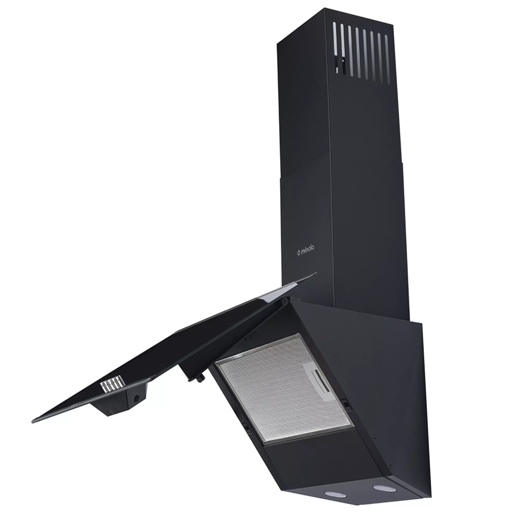 Витяжка декоративна похила MINOLA HDN 5202 BL/INOX 700 LED - фото 6