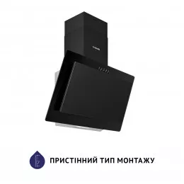 Вытяжка декоративная наклонная MINOLA HDN 6124 BL LED