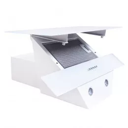 Вытяжка декоративная наклонная MINOLA HDN 6212 WH 700 LED