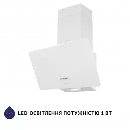 Вытяжка декоративная наклонная MINOLA HDN 6224 WH 700 LED