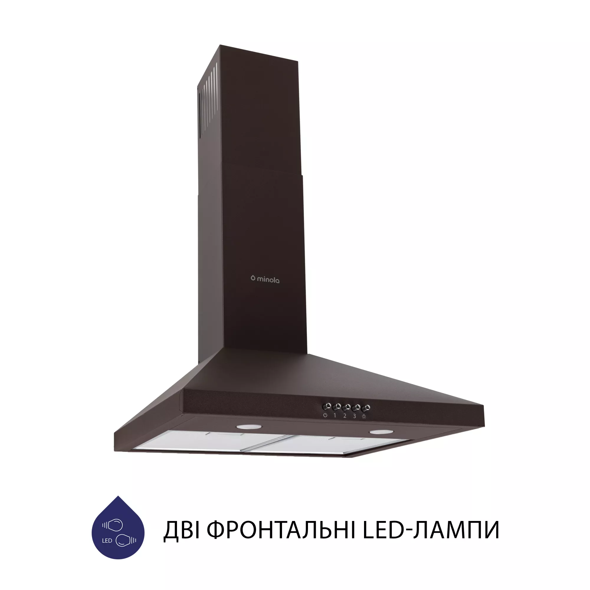 Вытяжка купольная MINOLA HK 5212 BR 700 LED - фото 2