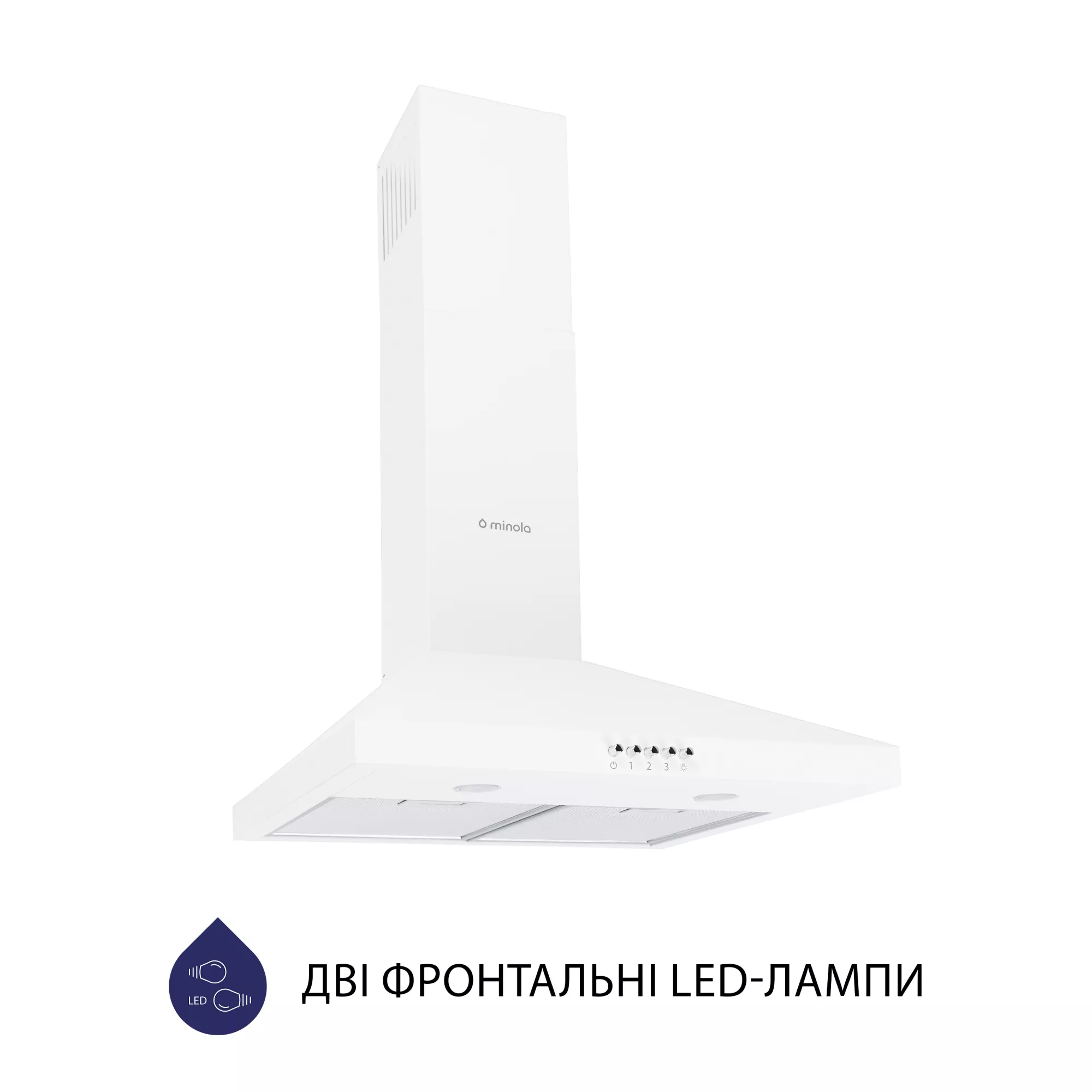 Вытяжка купольная MINOLA HK 5212 WH 700 LED - фото 2