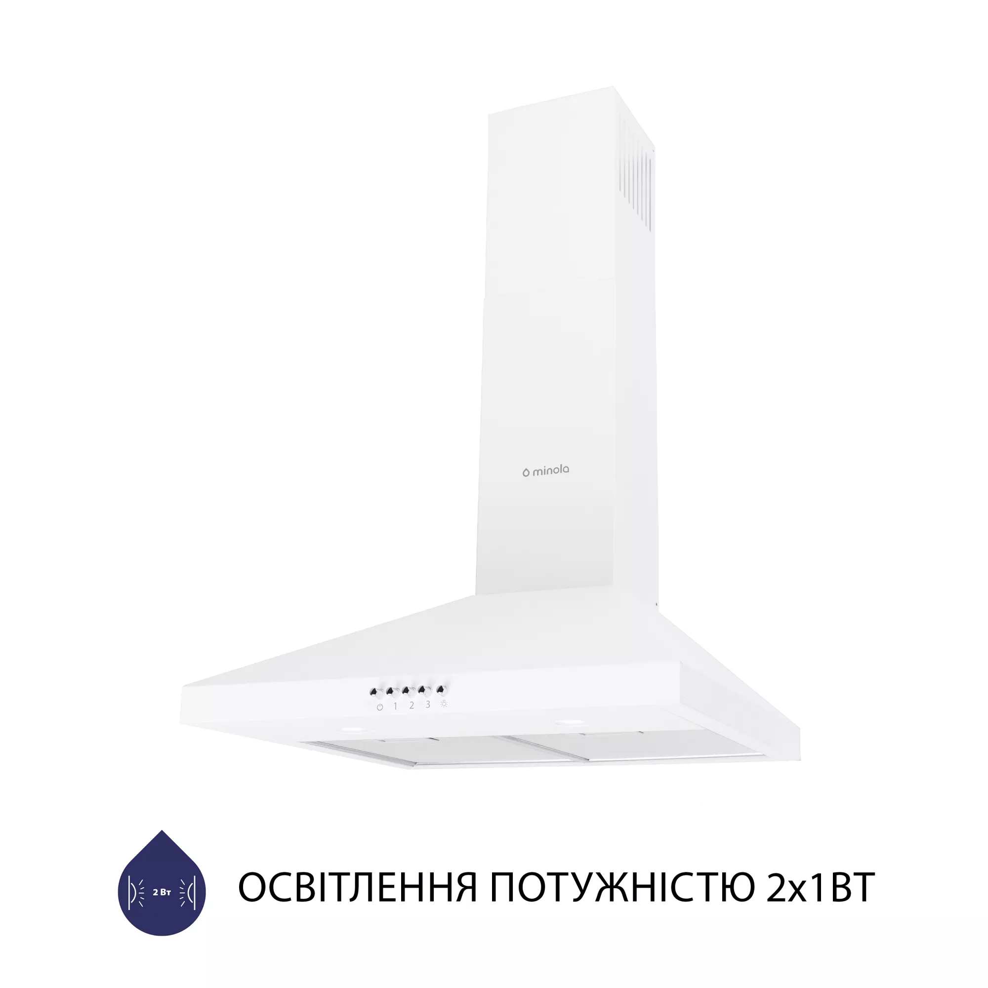 Вытяжка купольная MINOLA HK 5212 WH 700 LED - фото 3