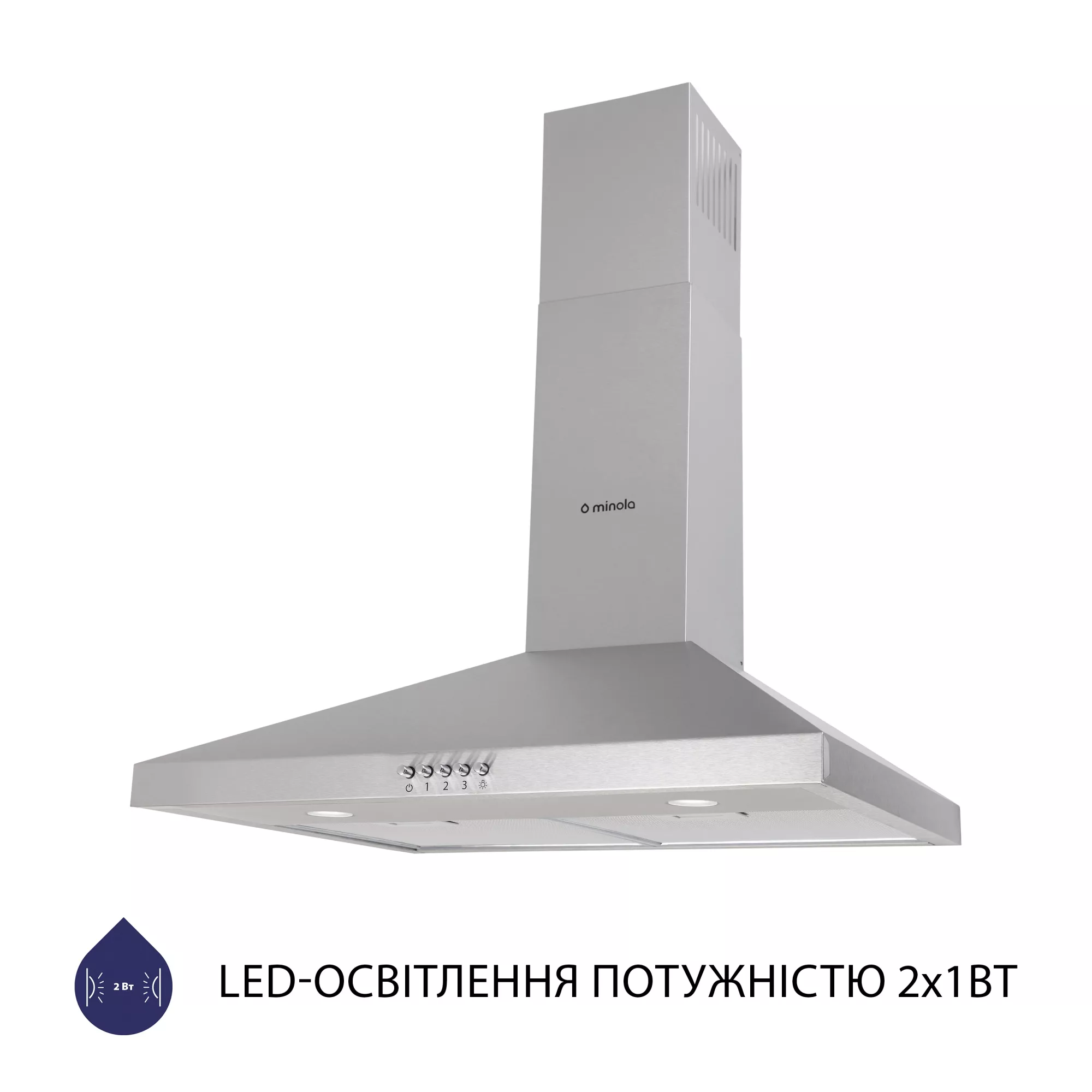 Вытяжка купольная MINOLA HK 6412 I 850 LED - фото 3