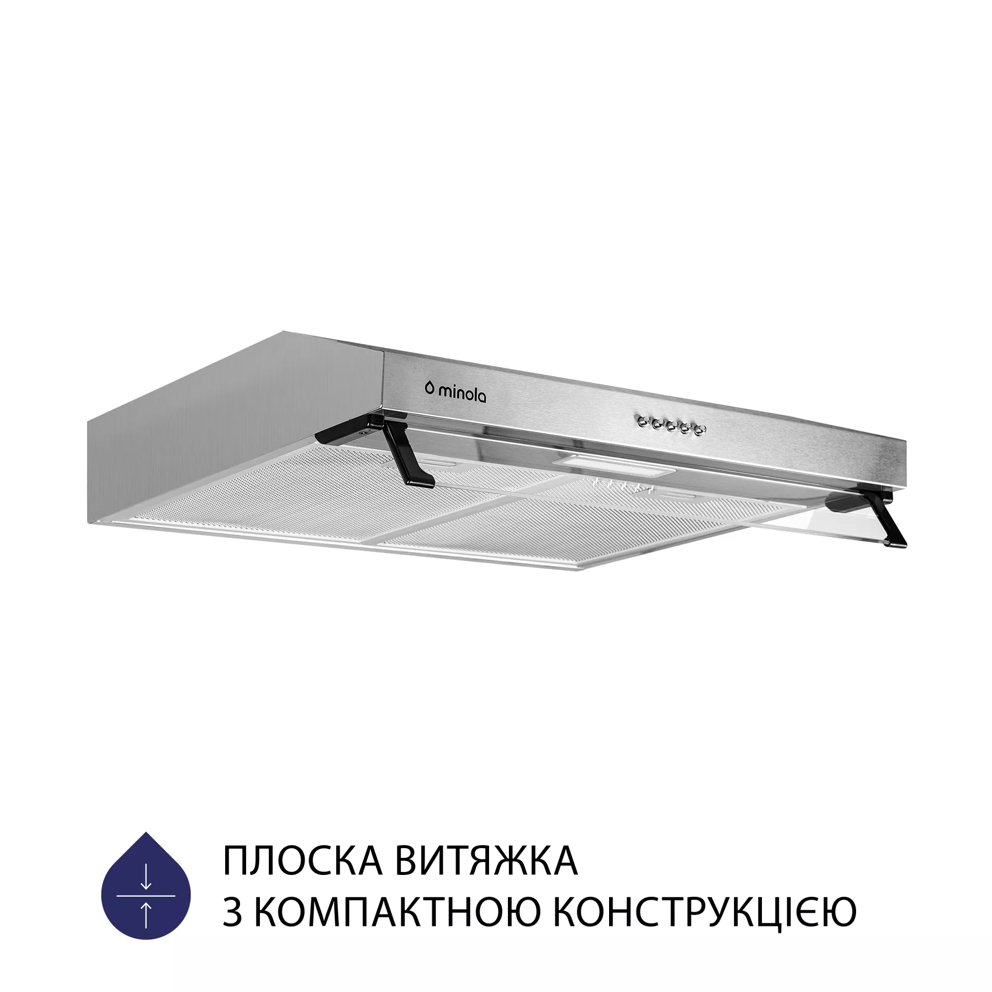 Вытяжка плоская MINOLA HPL 614 I (Цвет Нержавеющая сталь) - фото 2 Вытяжка плоская MINOLA HPL 614 I - фото 2