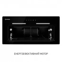 Витяжка повновбудована MINOLA HBI 6473 BL GLASS 800 LED Line