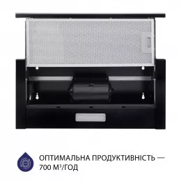 Витяжка телескопічна MINOLA HTLS 6234 BL 700 LED GLASS