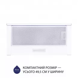 Витяжка телескопічна MINOLA HTL 5614 WH 1000 LED