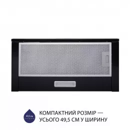 Витяжка телескопічна MINOLA HTL 5714 BL 1100 LED