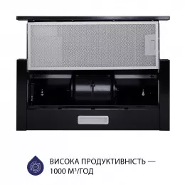 Витяжка телескопічна MINOLA HTL 6614 BL 1000 LED