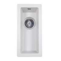 Мойка кухонная гранитная Perfelli ESTO PGE 10-22 WHITE