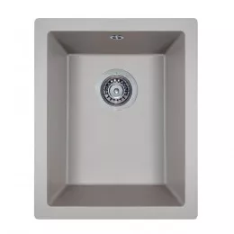 Мийка кухонна гранітна Perfelli ESTO PGE 101-38 GREY METALLIC