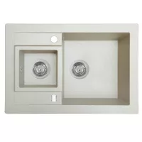 Мойка кухонная гранитная Perfelli GRANZE PGG 506-67 LIGHT BEIGE