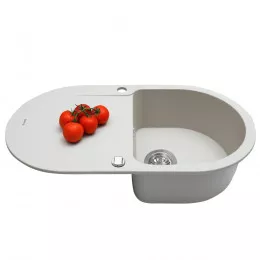 Мойка кухонная гранитная PERFELLI IZETTA OGI 114-78 LIGHT BEIGE