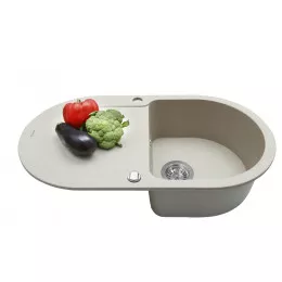 Мойка кухонная гранитная PERFELLI IZETTA OGI 114-78 SAND