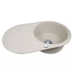 Мойка кухонная гранитная PERFELLI ORVIETTO OGO 114-78 LIGHT BEIGE