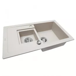 Мойка кухонная гранитная PERFELLI PIERRA PGP 536-78 LIGHT BEIGE