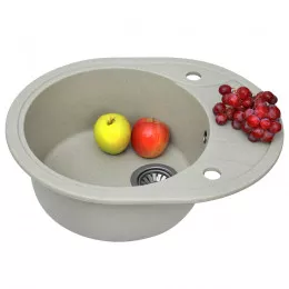 Мойка кухонная гранитная PERFELLI PRIMO OGP 135-58 SAND