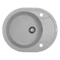 Мойка кухонная гранитная Perfelli PRIMO OGP 1351-58 GREY METALLIC