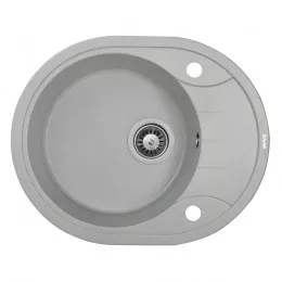 Мийка кухонна гранітна Perfelli PRIMO OGP 1351-58 GREY METALLIC
