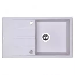 Мийка кухонна гранітна Perfelli RIVIERA PGR 114-86  WHITE