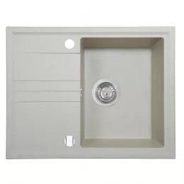 Мийка кухонна гранітна  Perfelli SILVE PGS 134-64 LIGHT BEIGE