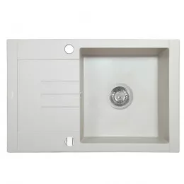 Мийка кухонна гранітна  Perfelli TINO PGT 134-66 LIGHT BEIGE