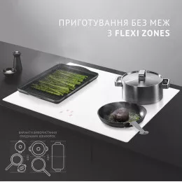 Поверхня індукційна Perfelli HI 684 WH