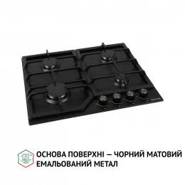 Поверхность газовая на металле PERFELLI HGM 61424 BL