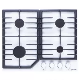 Поверхность газовая на металле Perfelli HGM 61494 WH