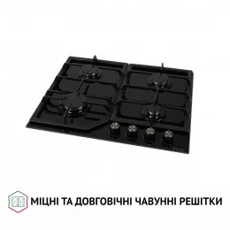 Поверхня газова на склі PERFELLI HGG 61424 BL