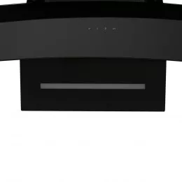 Витяжка декоративна похила PERFELLI DNS 6363 B 750 BL LED Strip