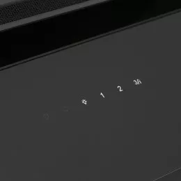 Витяжка декоративна похила PERFELLI DNS 6383 B 750 BL LED Strip