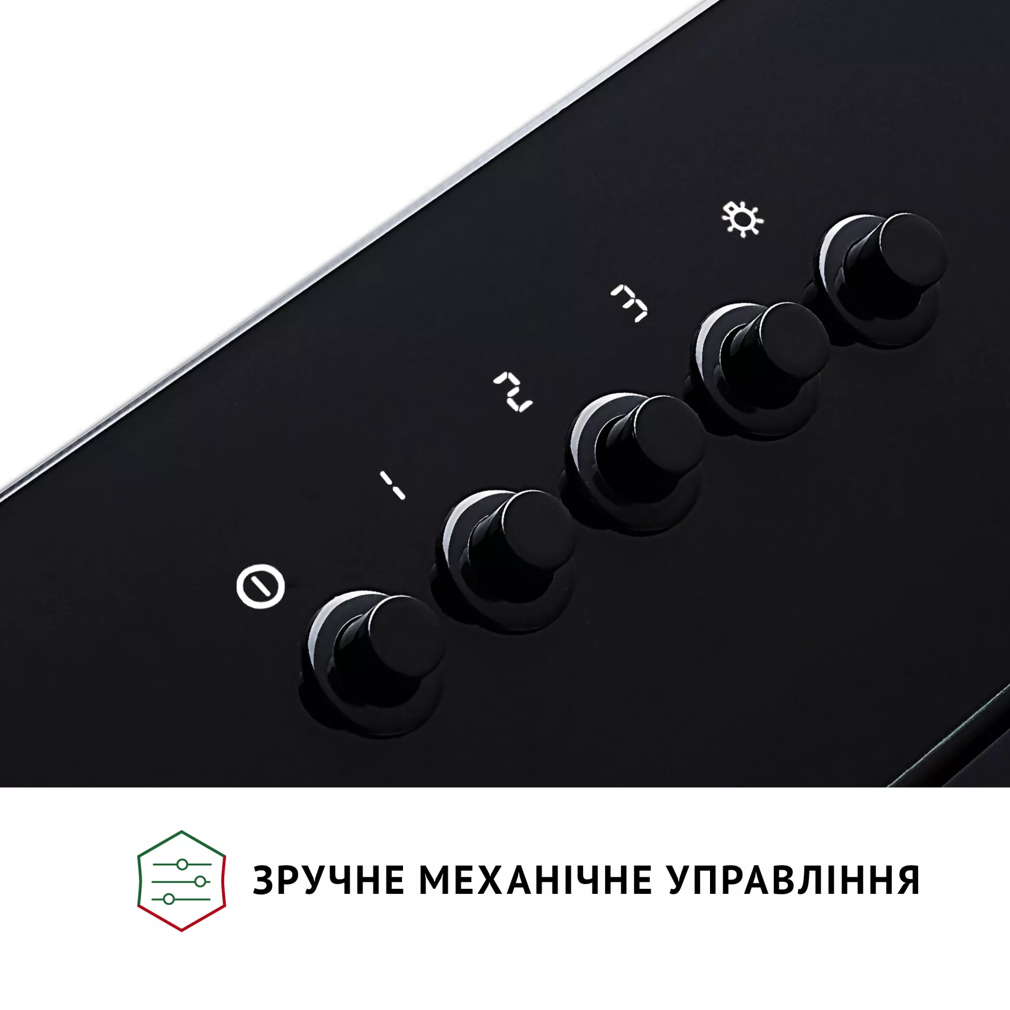 Вытяжка декоративная наклонная PERFELLI DN 6142 BL LED - фото 5
