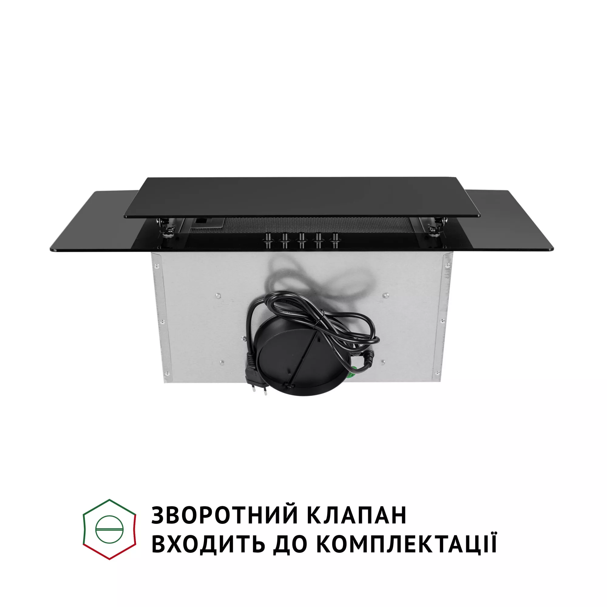 Вытяжка декоративная наклонная PERFELLI DN 6142 BL LED - фото 8