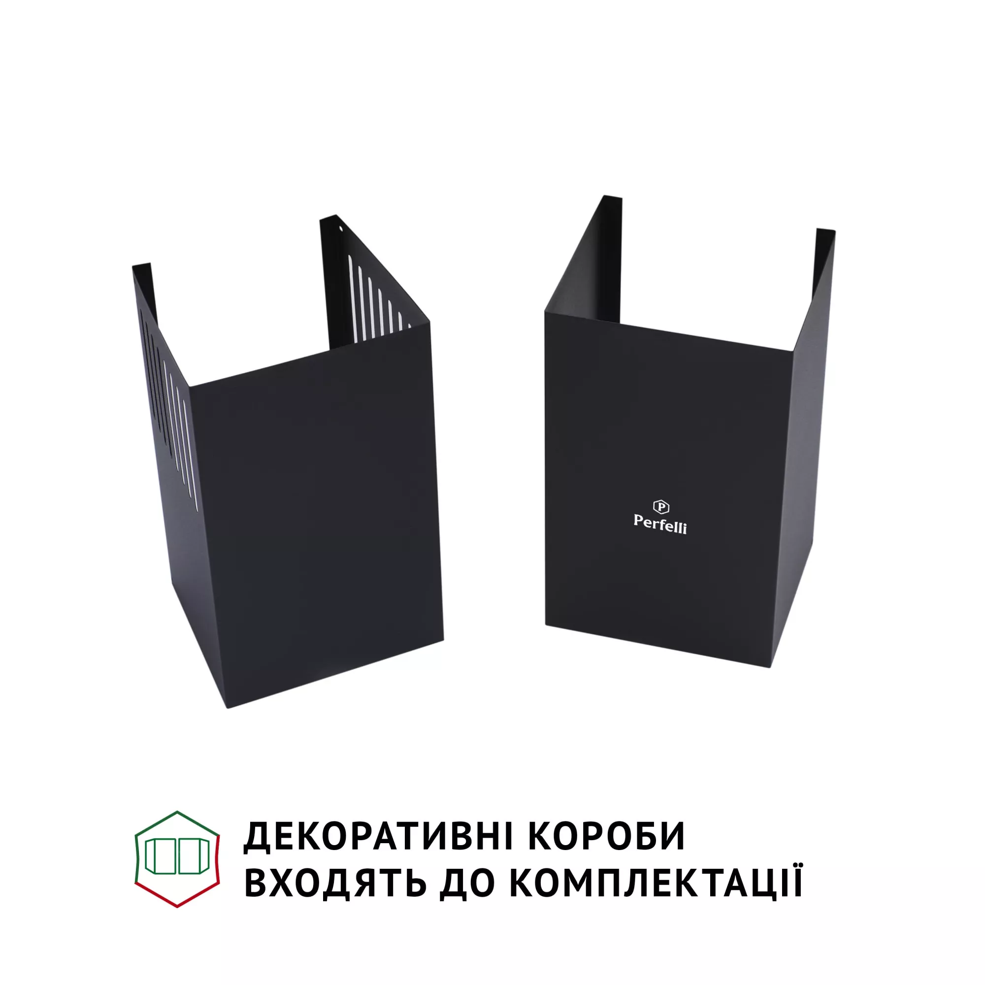 Вытяжка декоративная наклонная PERFELLI DN 6142 BL LED - фото 9