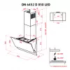 Вытяжка декоративная наклонная PERFELLI DN 6452 D 850 IV LED (Италия)- № 14