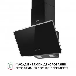 Вытяжка декоративная наклонная PERFELLI VICCO 6HM NERO