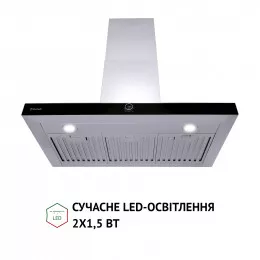 Витяжка декоративна Т-подібна PERFELLI TM 9642 I/BL 1000 LED