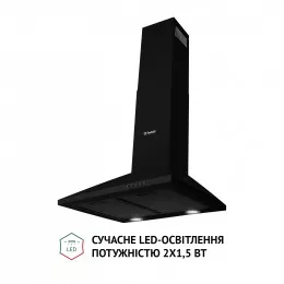 Вытяжка купольная PERFELLI K 5210 BL 700 LED